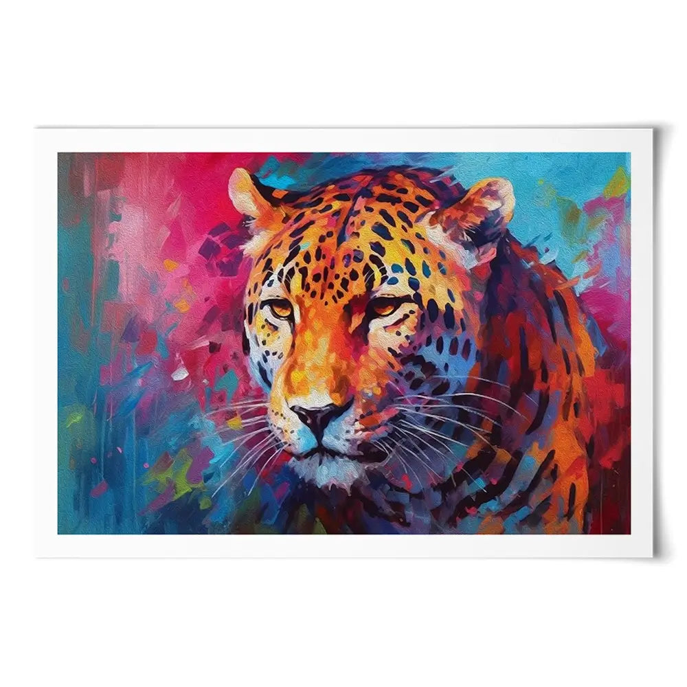 Abstract Jaguar Art Print