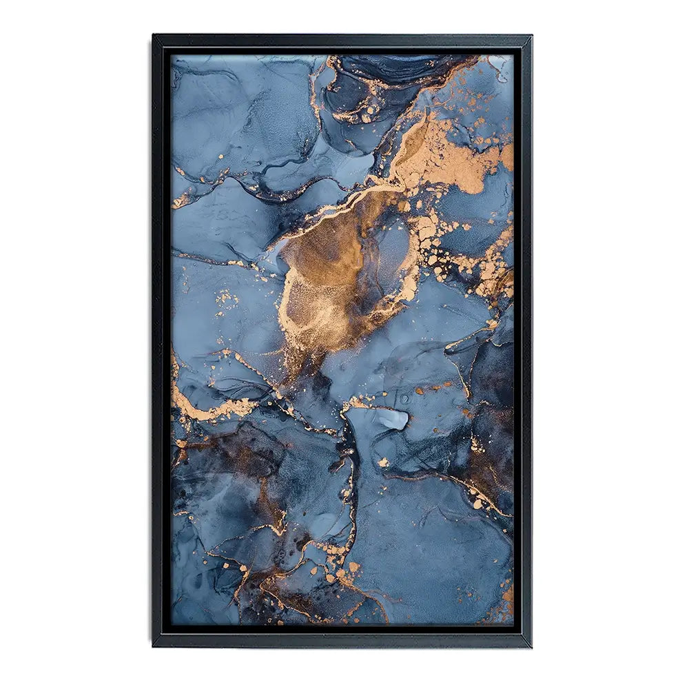 Blue And Bronze Canvas Print