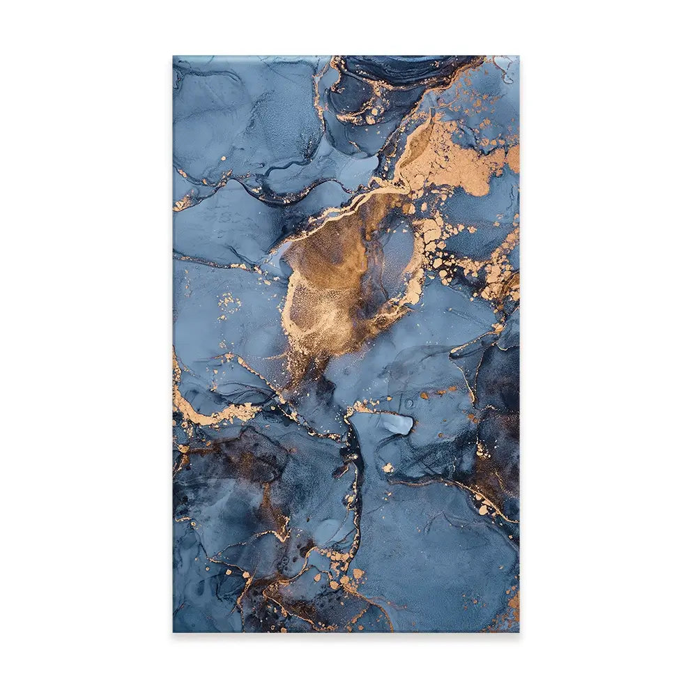 Blue And Bronze Canvas Print