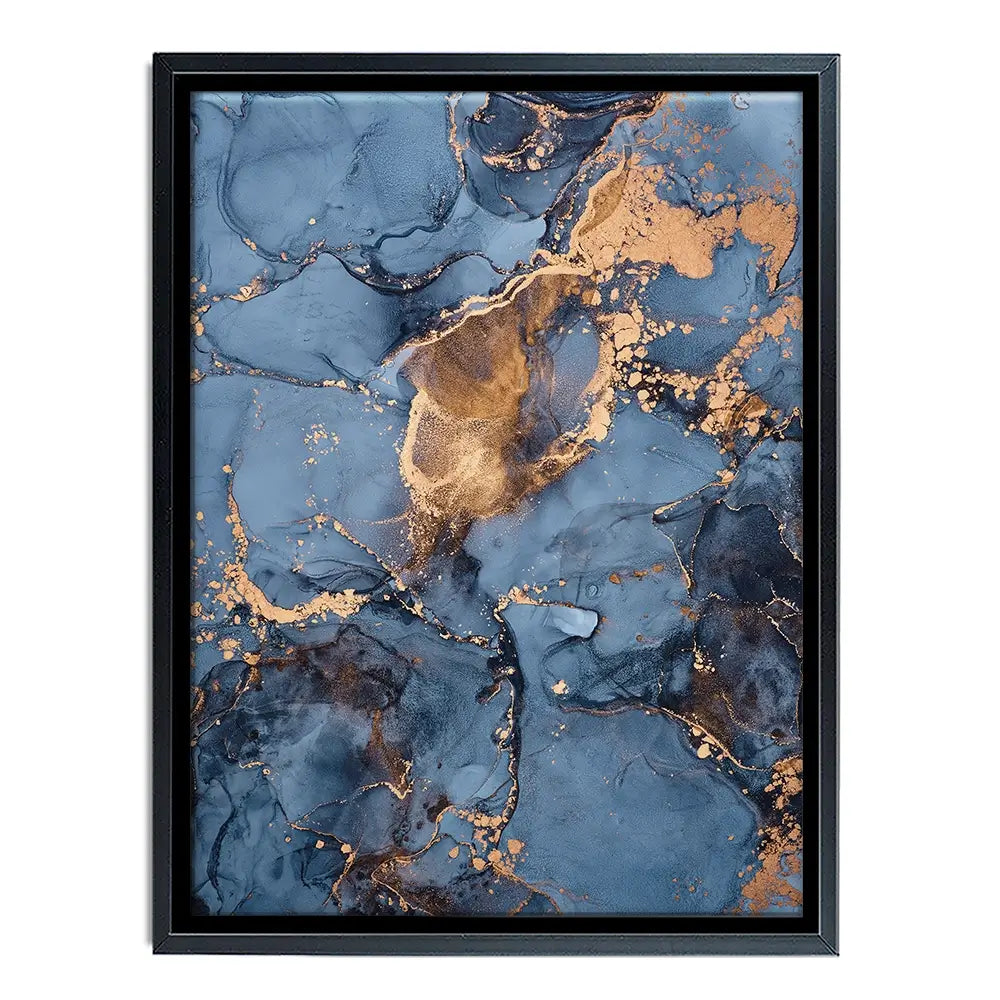 Blue And Bronze Canvas Print