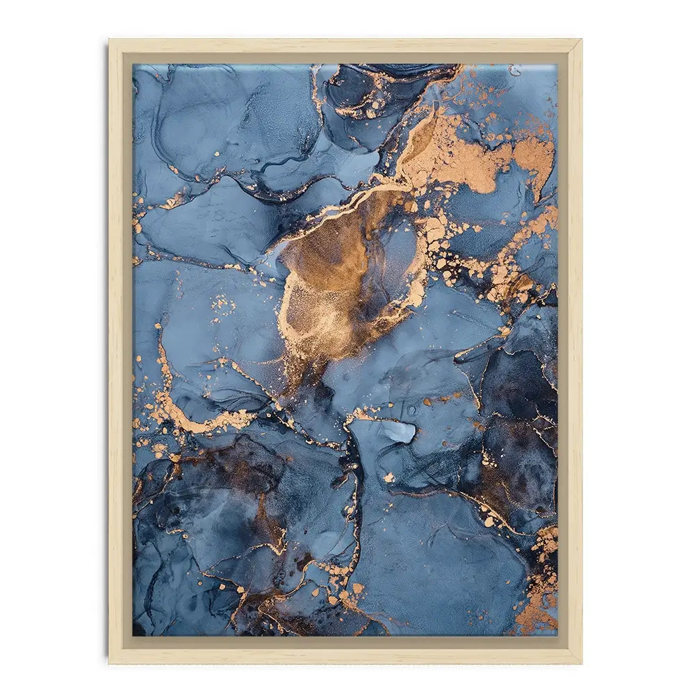 Blue And Bronze Canvas Print