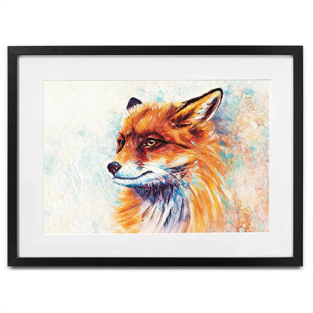 Wild Fox Framed Art Print