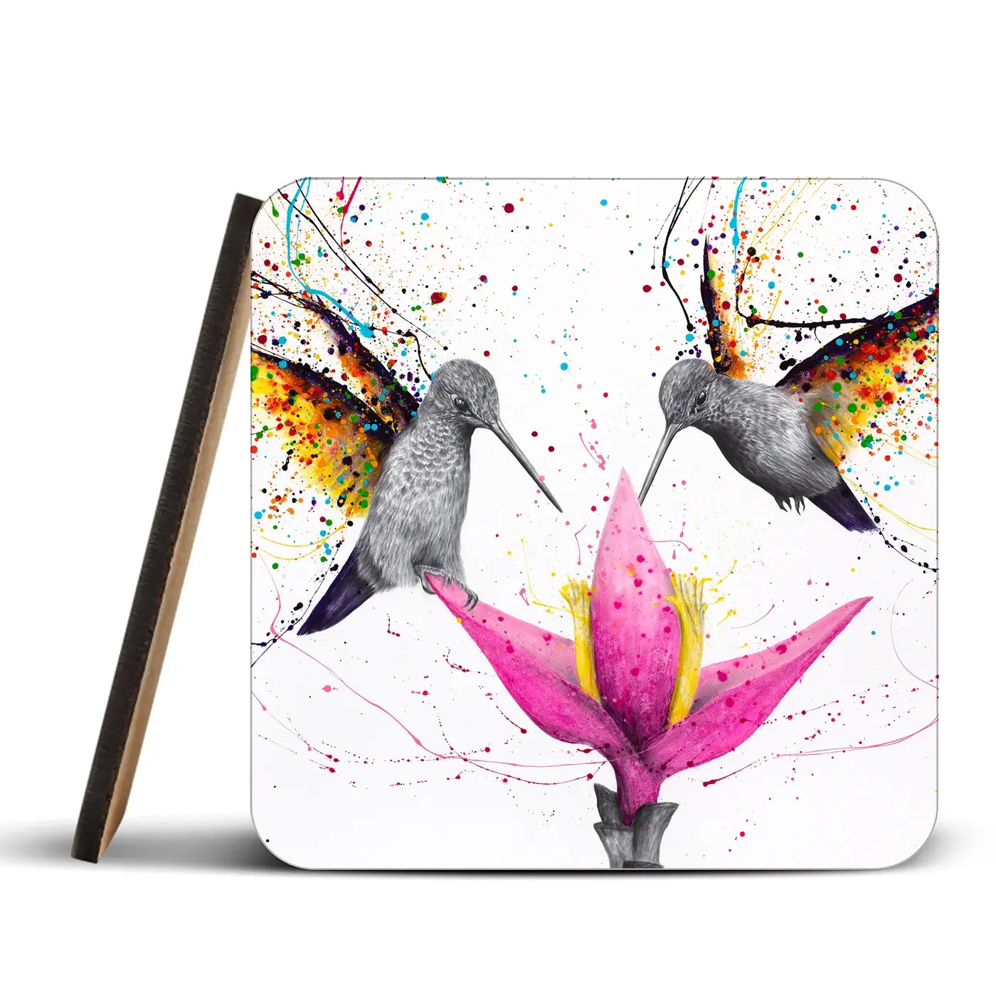 Friendship Hummingbirds Coaster Set