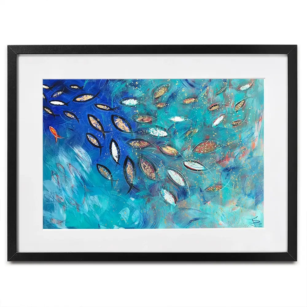 Very Fishy Framed Art Print