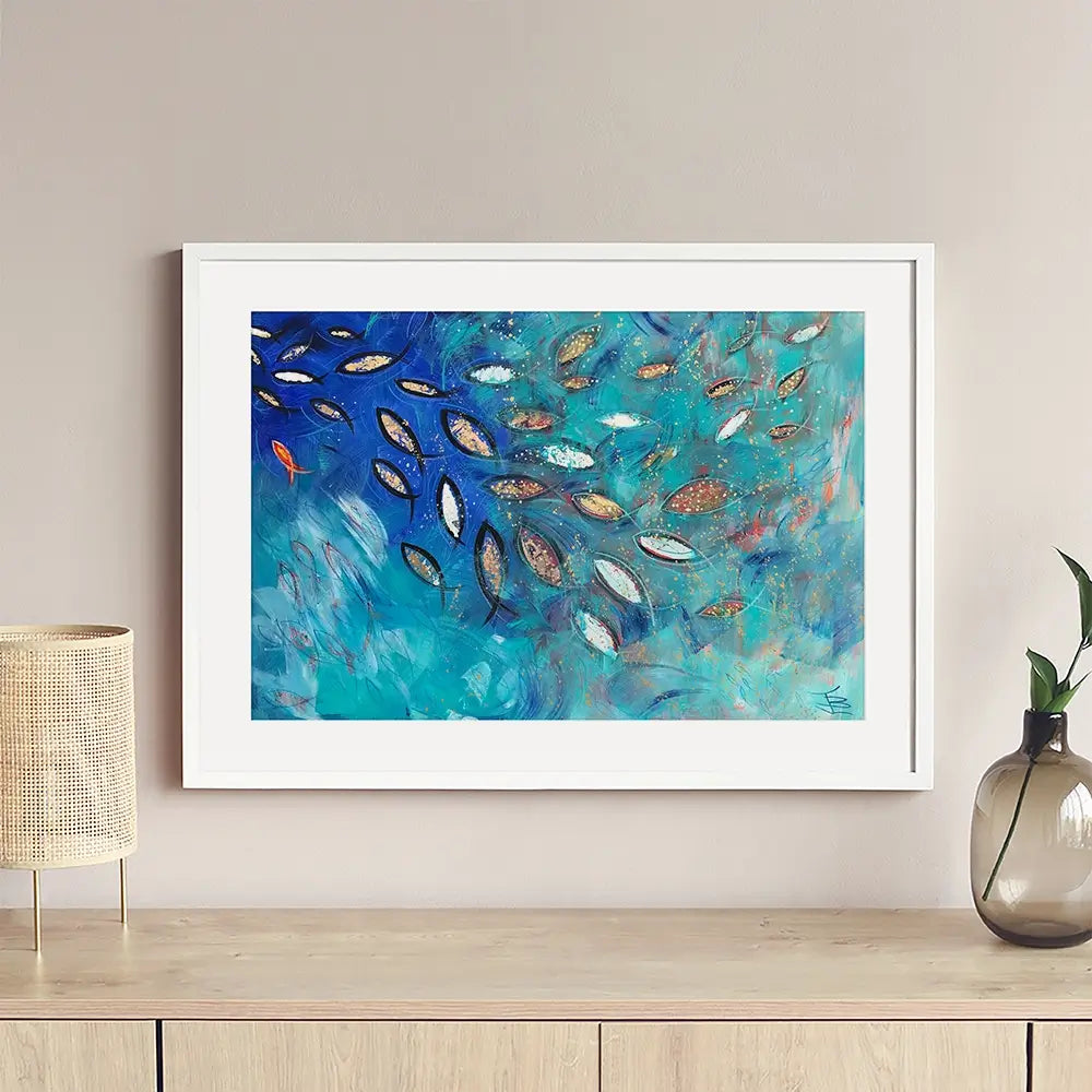 Very Fishy Framed Art Print