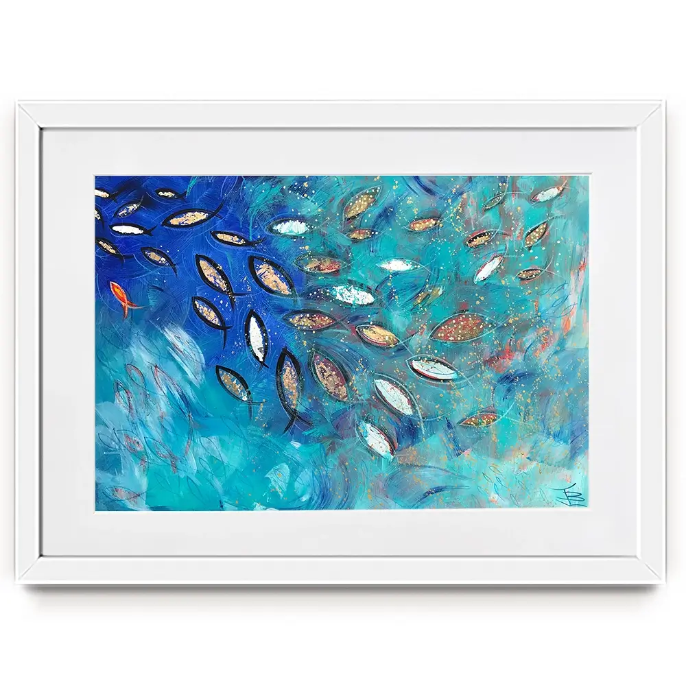 Very Fishy Framed Art Print