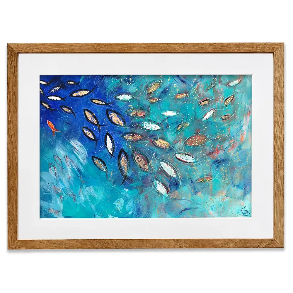 Very Fishy Framed Art Print