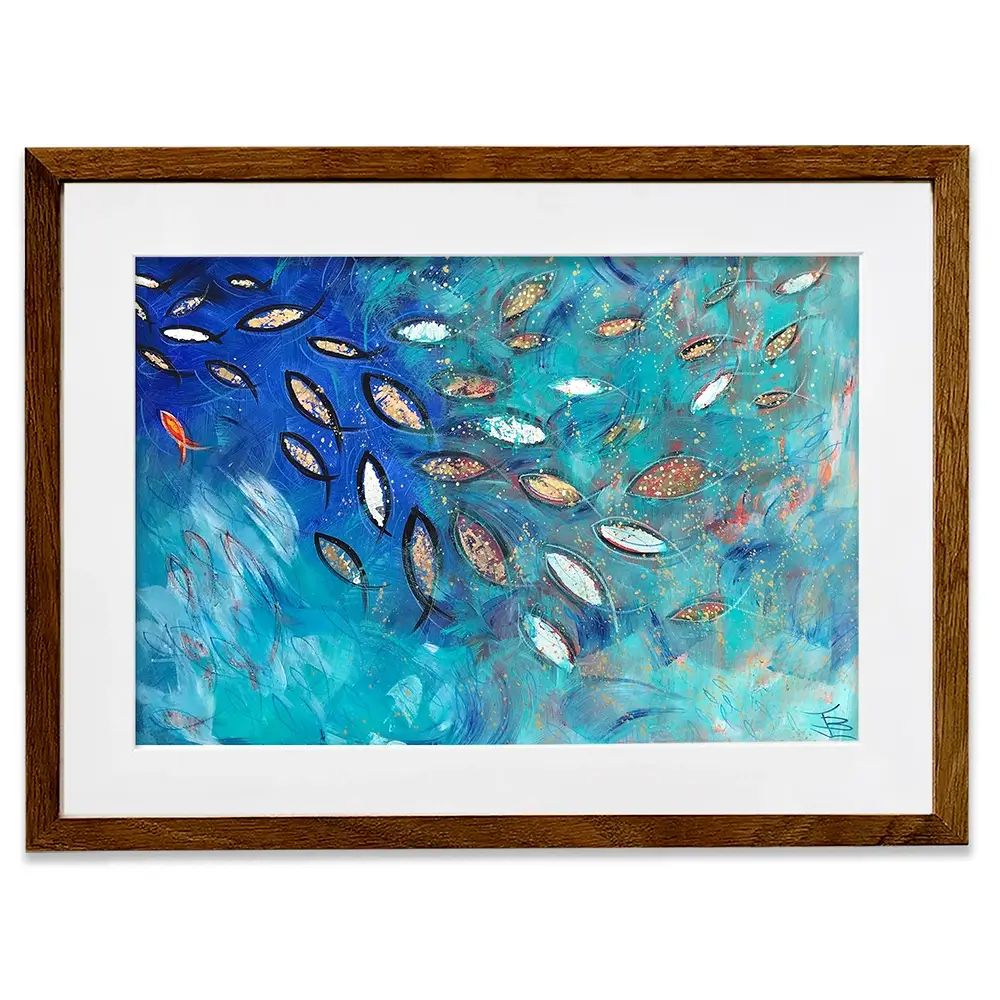 Very Fishy Framed Art Print