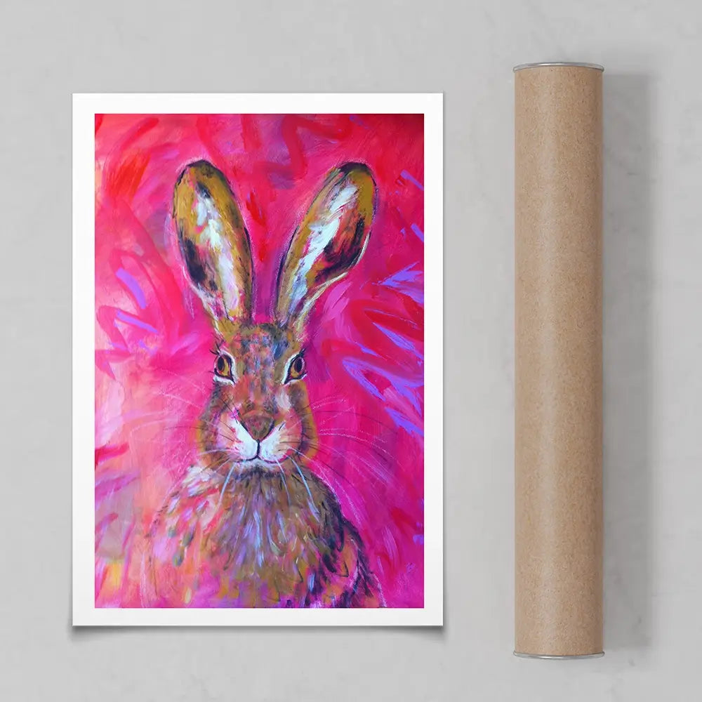 Herbert The Hare Art Print