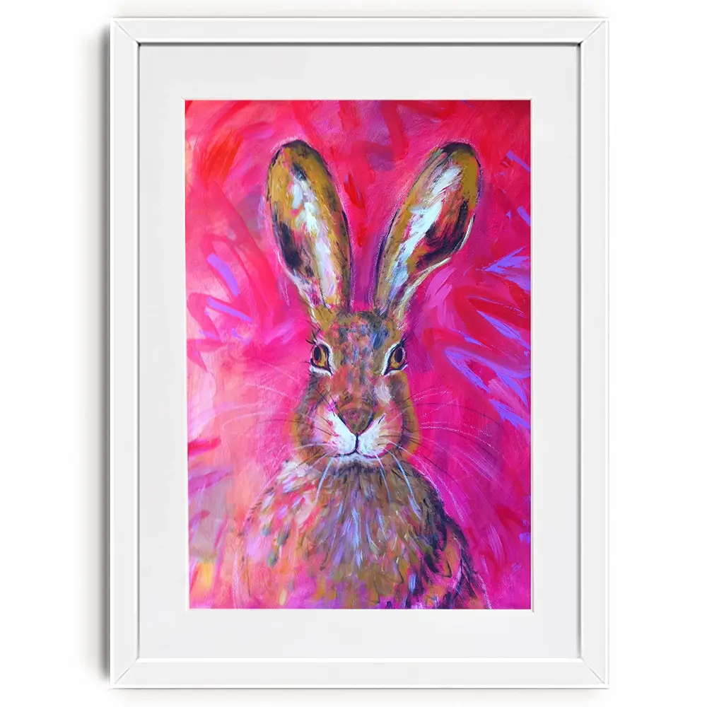 Herbert The Hare Framed Art Print