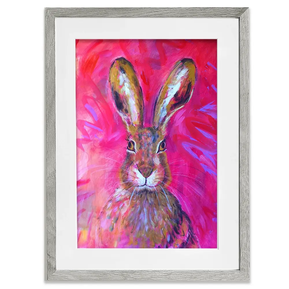 Herbert The Hare Framed Art Print