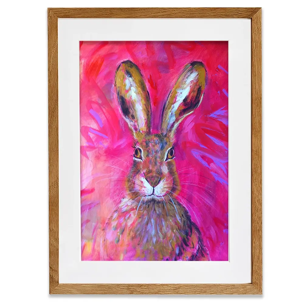 Herbert The Hare Framed Art Print