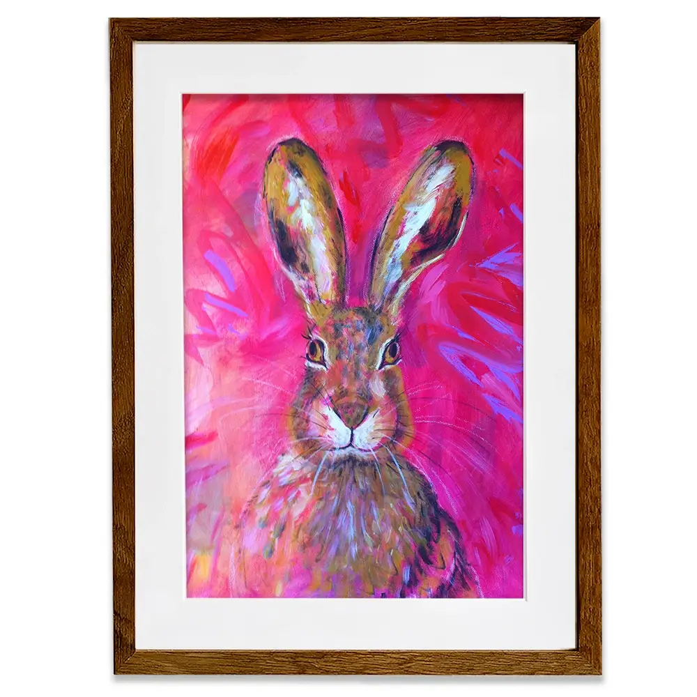 Herbert The Hare Framed Art Print