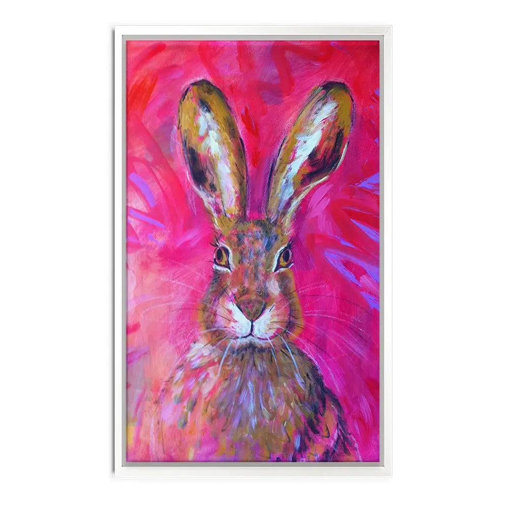 Herbert The Hare Canvas Print