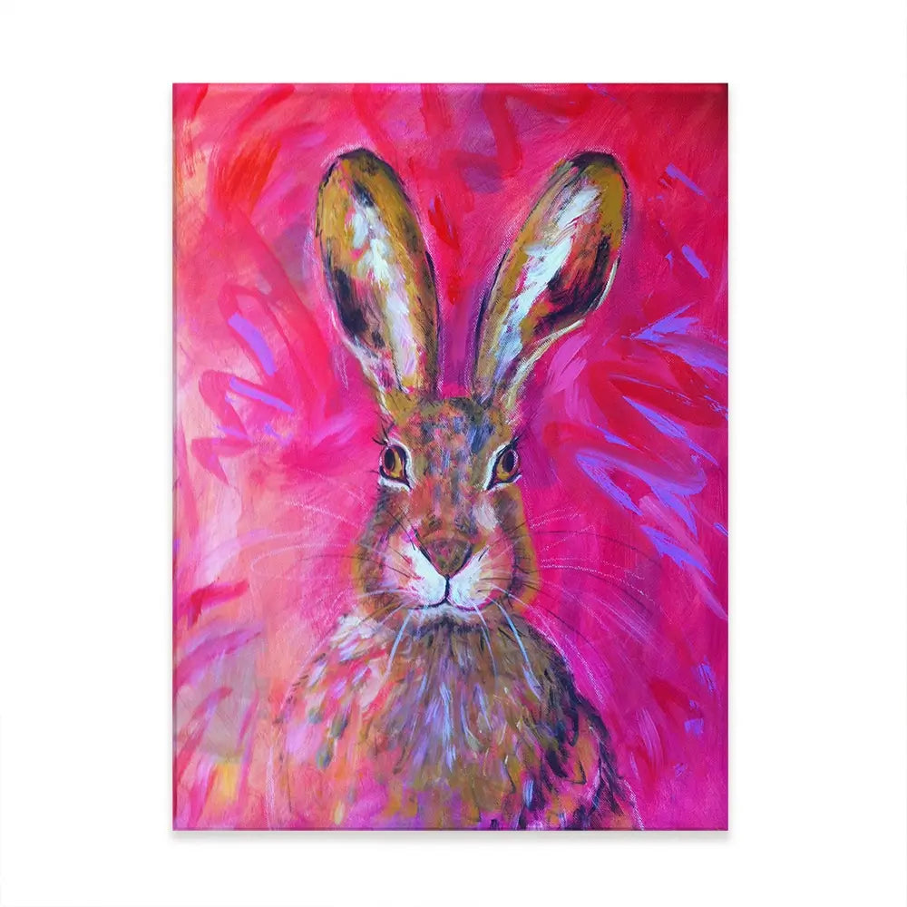 Herbert The Hare Canvas Print