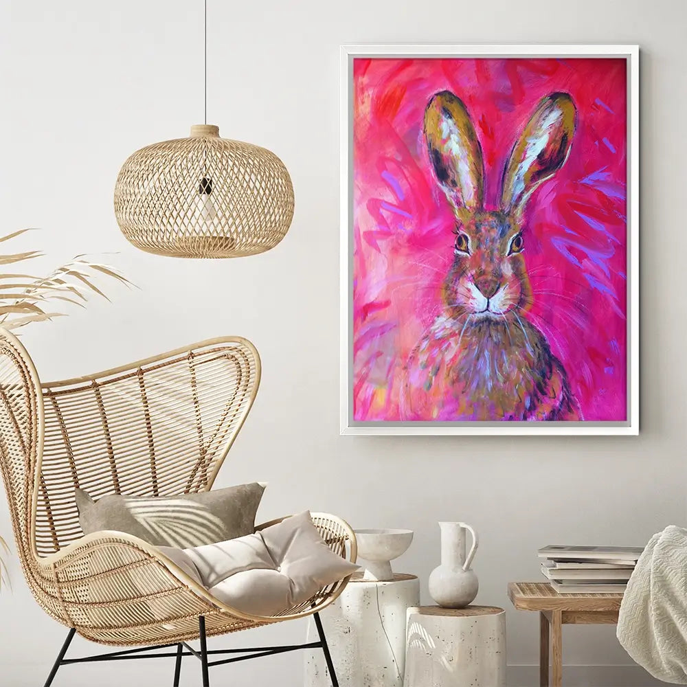 Herbert The Hare Canvas Print