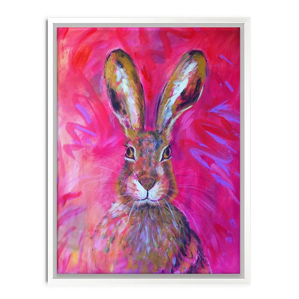 Herbert The Hare Canvas Print