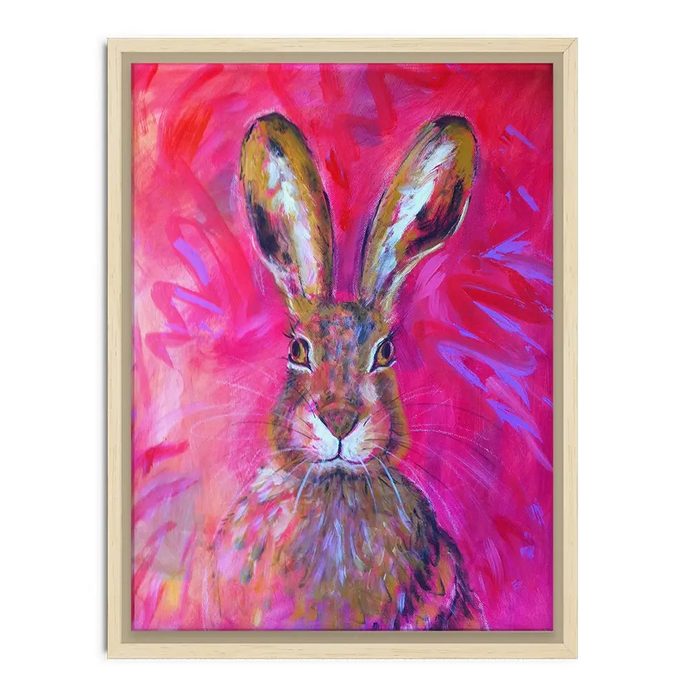 Herbert The Hare Canvas Print