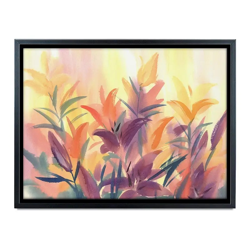 Summer Lily Flowers Canvas Print