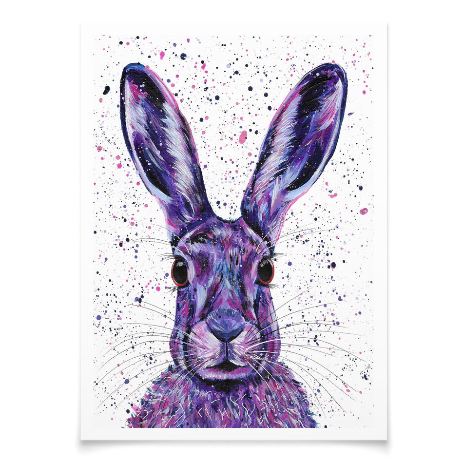 Wild Hare Hallie Art Print