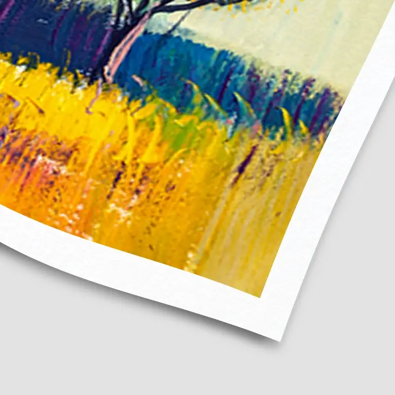 Colourful Trees Art Print