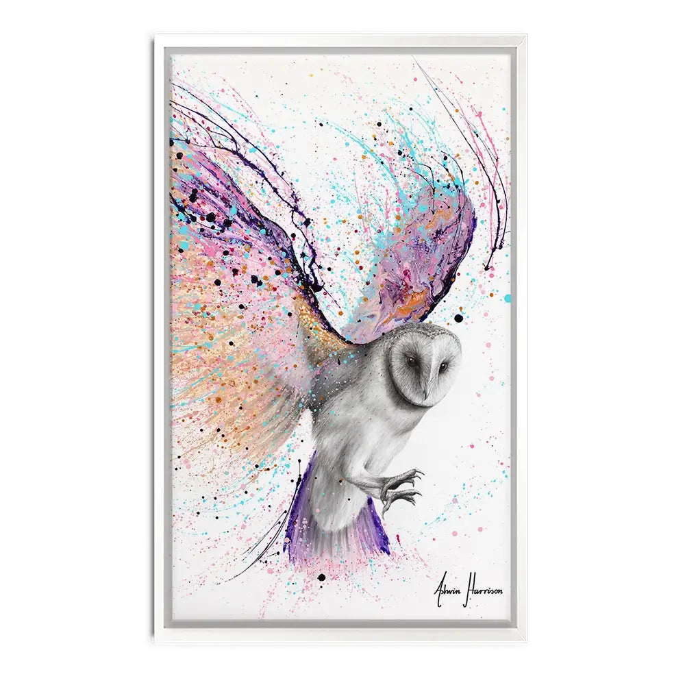 Luminous Luna Owl Canvas Print