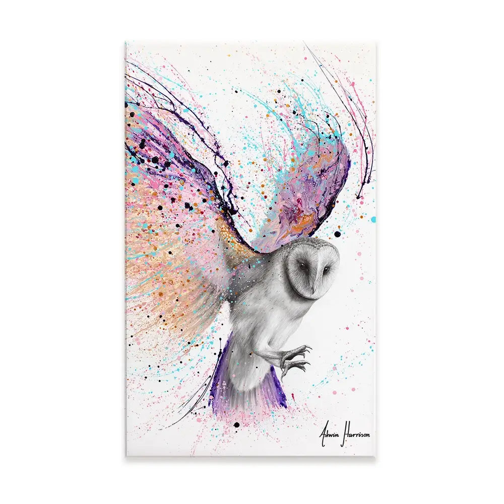 Luminous Luna Owl Canvas Print