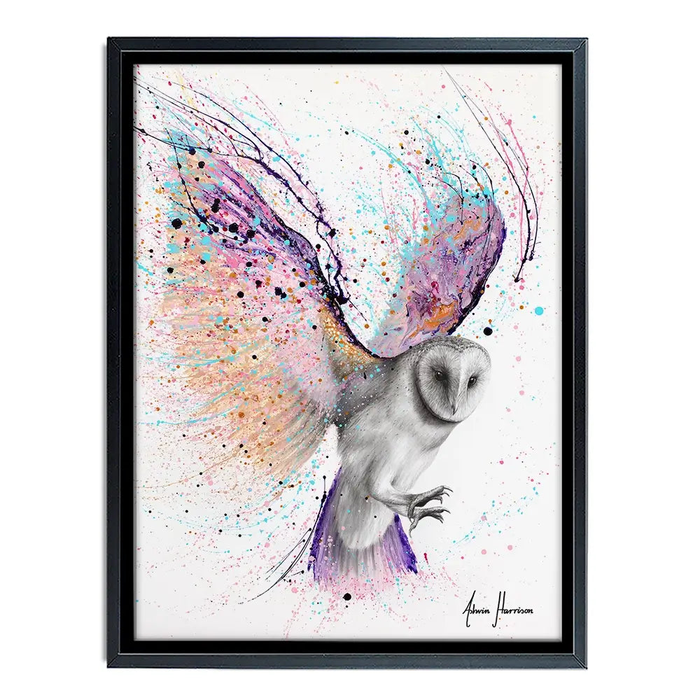 Luminous Luna Owl Canvas Print