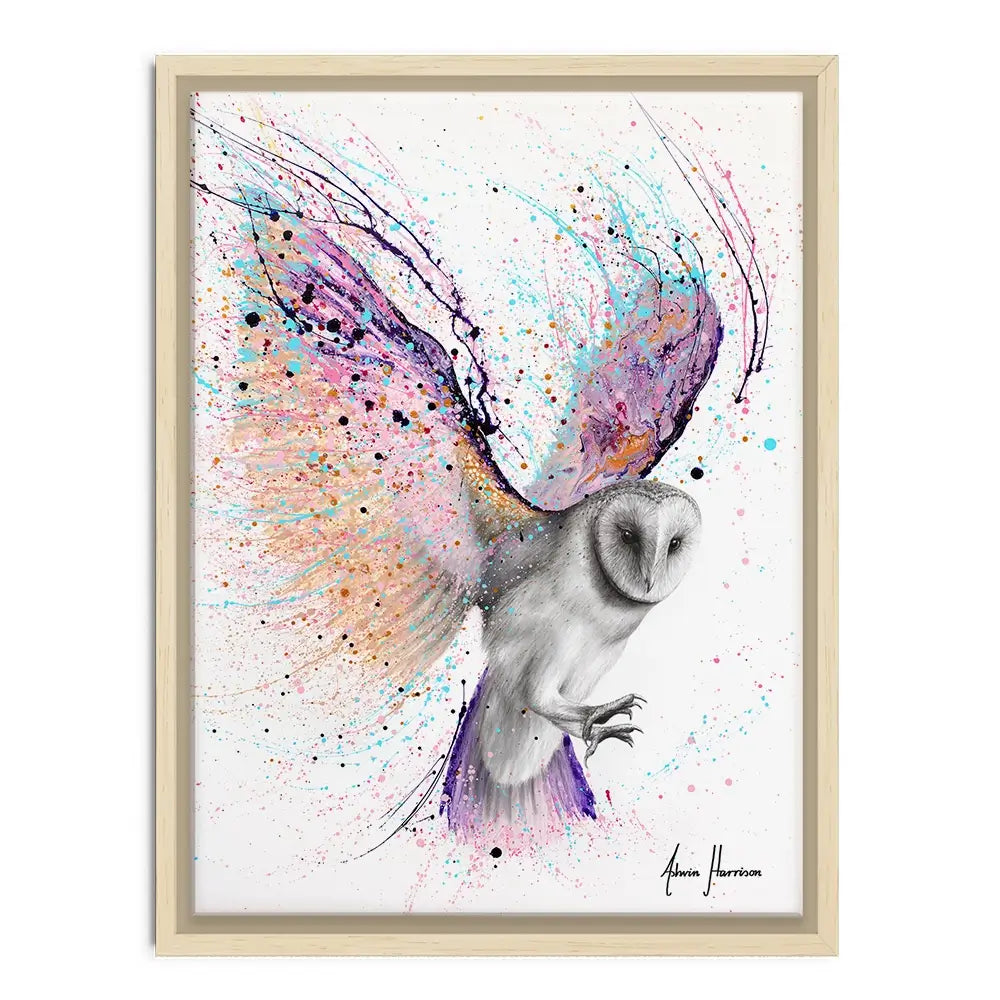 Luminous Luna Owl Canvas Print