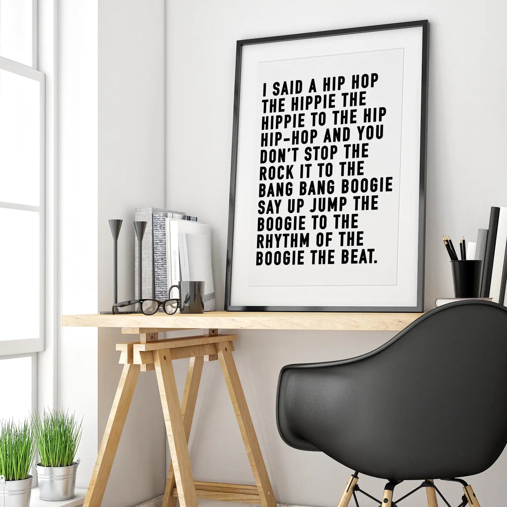 Rappers Delight Framed Art Print