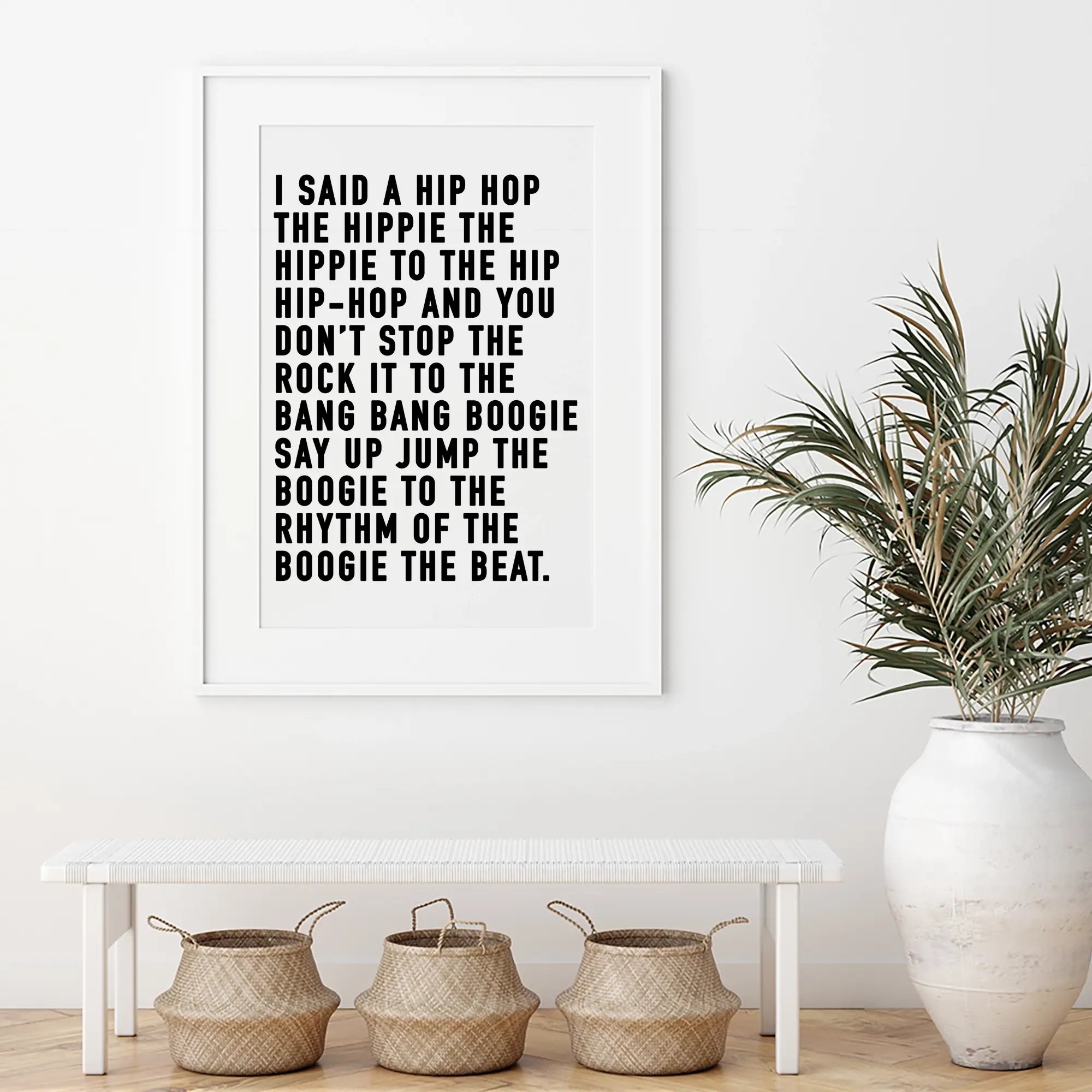 Rappers Delight Framed Art Print