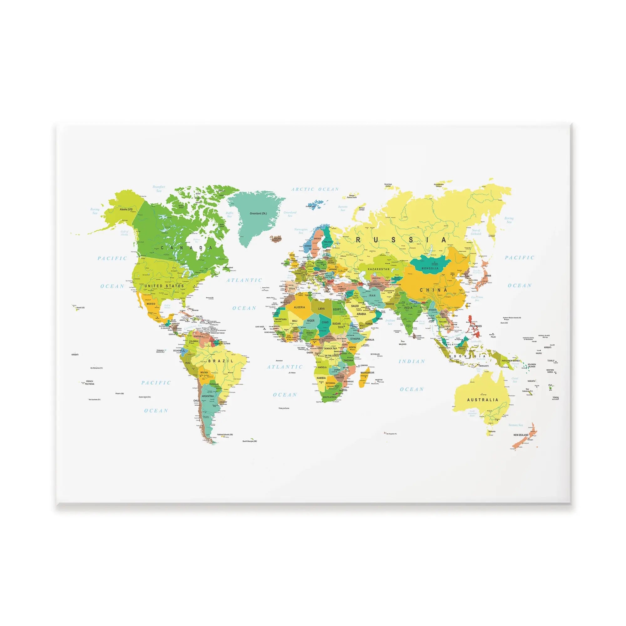 World Map Canvas Print