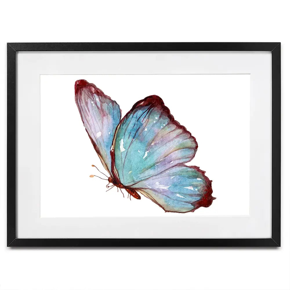 Watercolour Butterfly Framed Art Print