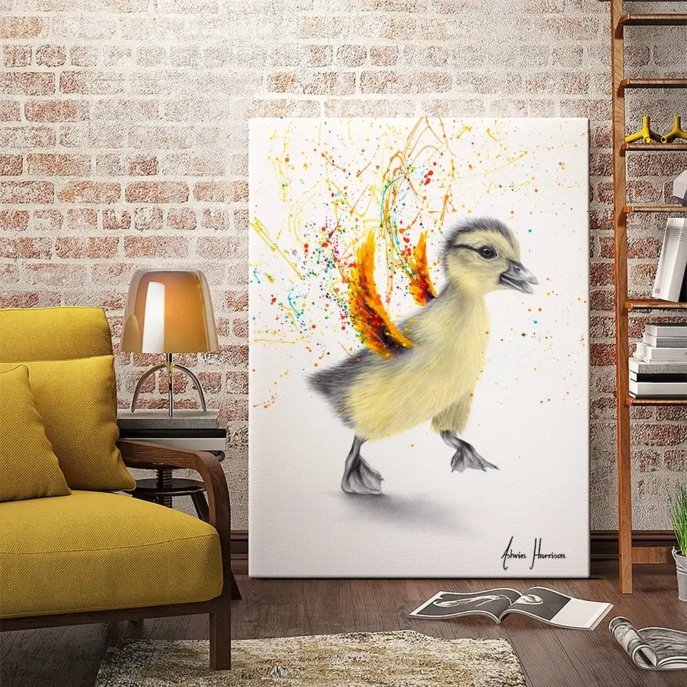 Dancing Duckling Canvas Print