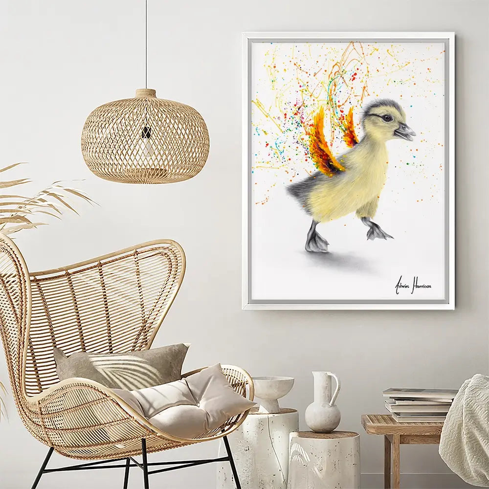 Dancing Duckling Canvas Print