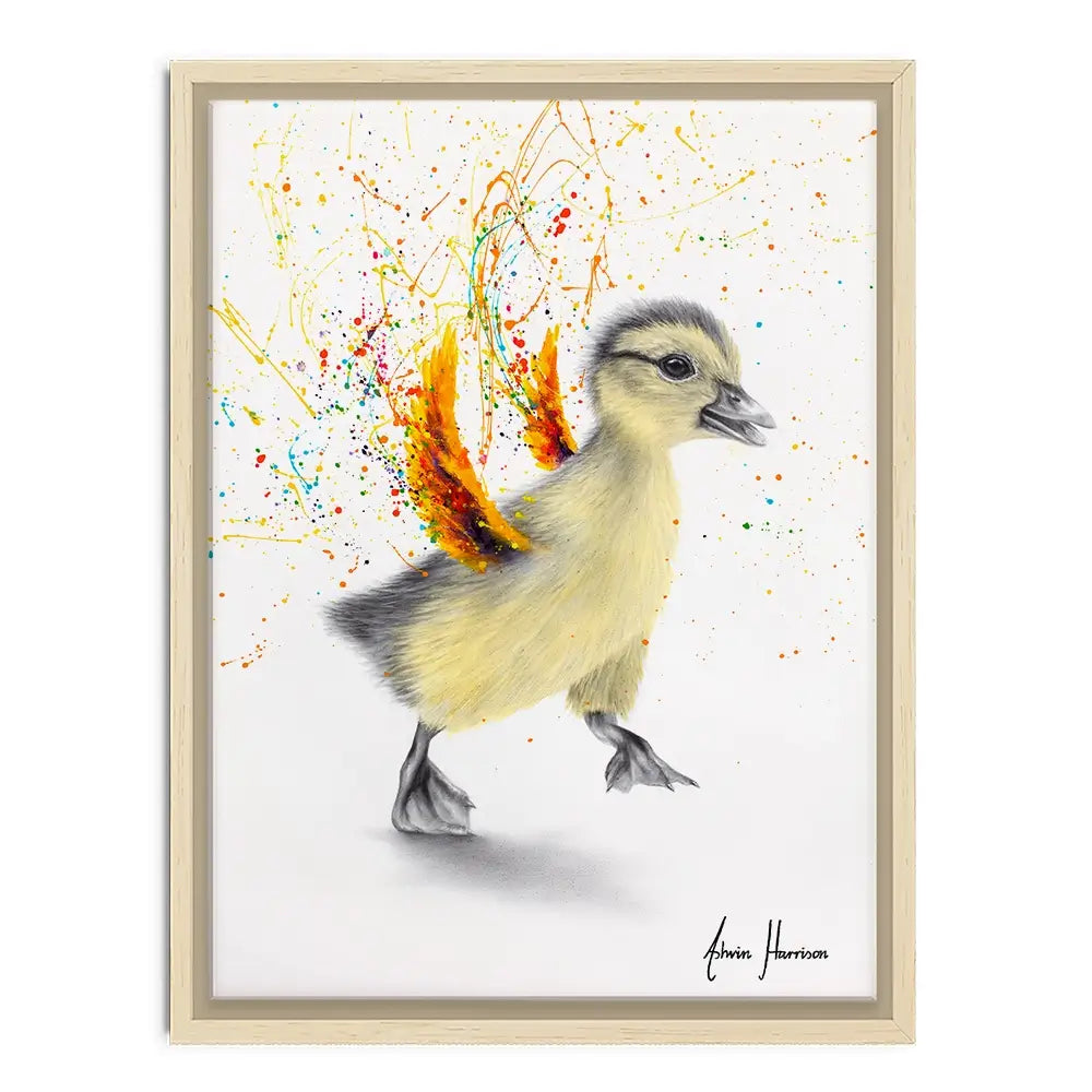 Dancing Duckling Canvas Print