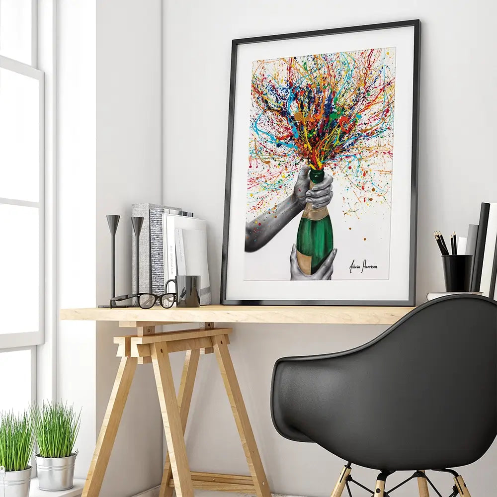 Bottle Of Nostalgia Framed Art Print