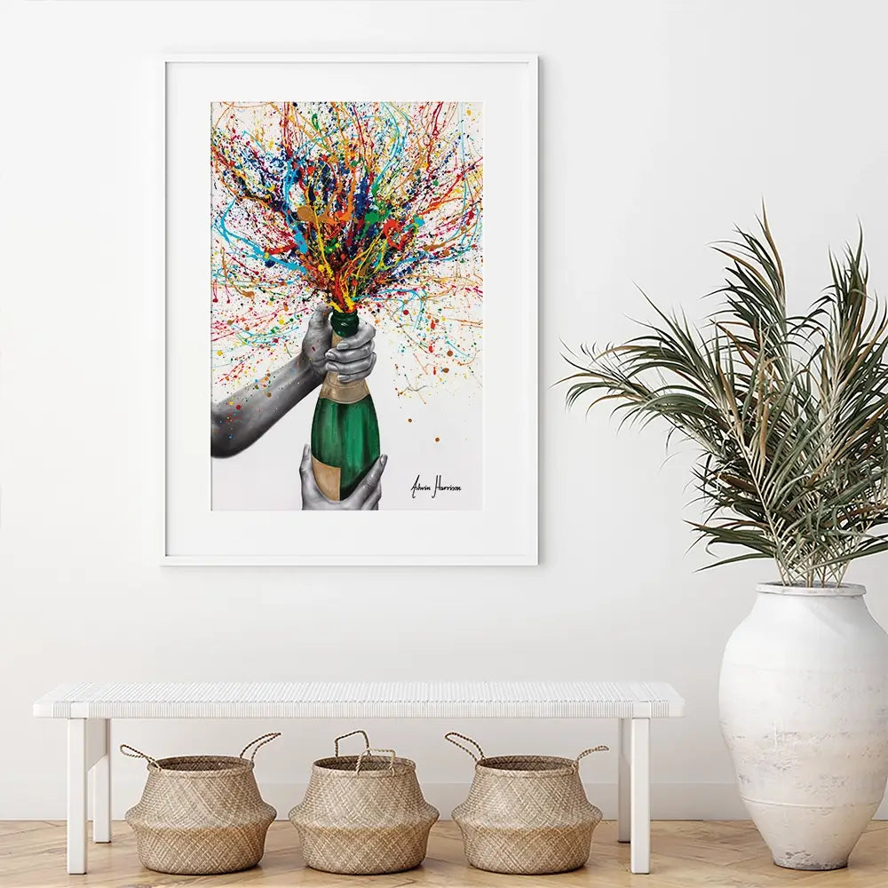 Bottle Of Nostalgia Framed Art Print