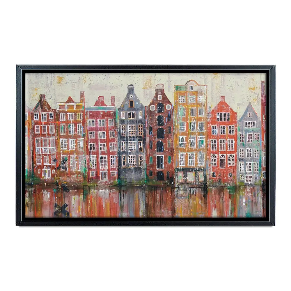 Amsterdam Damrak Canvas Print