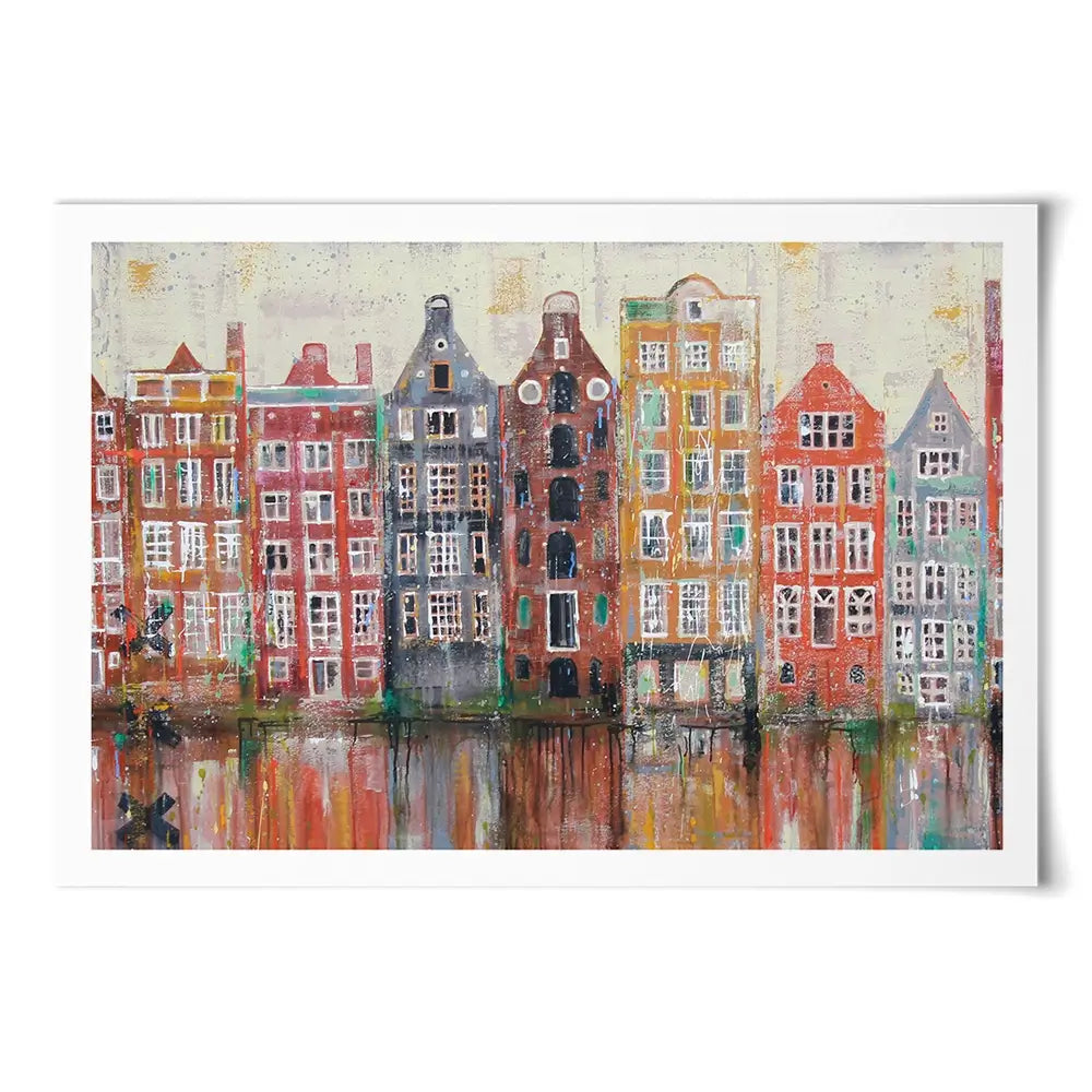 Amsterdam Damrak Art Print