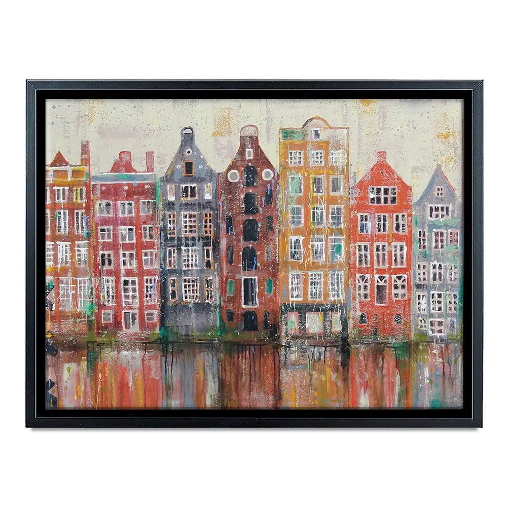 Amsterdam Damrak Canvas Print