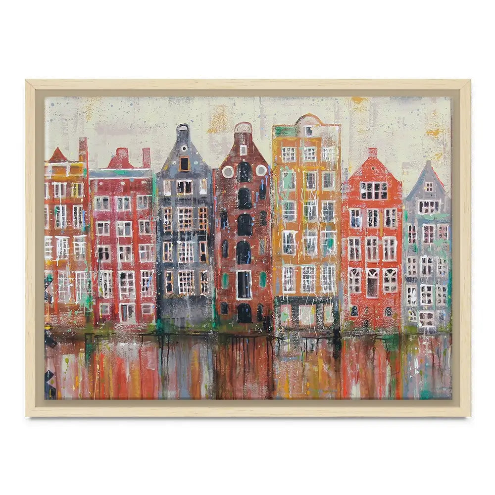 Amsterdam Damrak Canvas Print