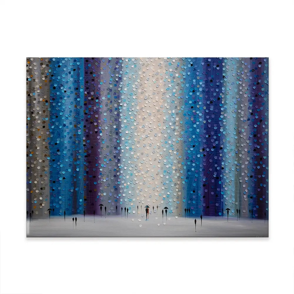 Rainy City For Us Canvas Print