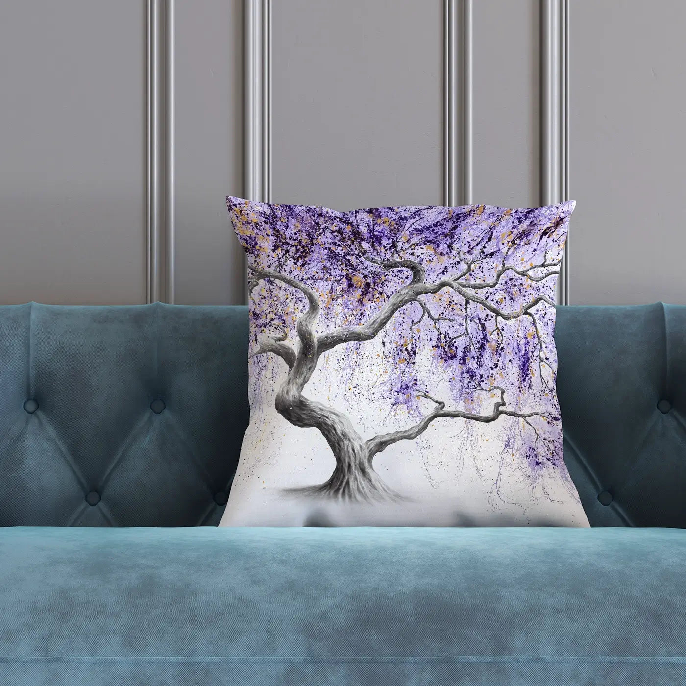 Purple Prosperity Cushion