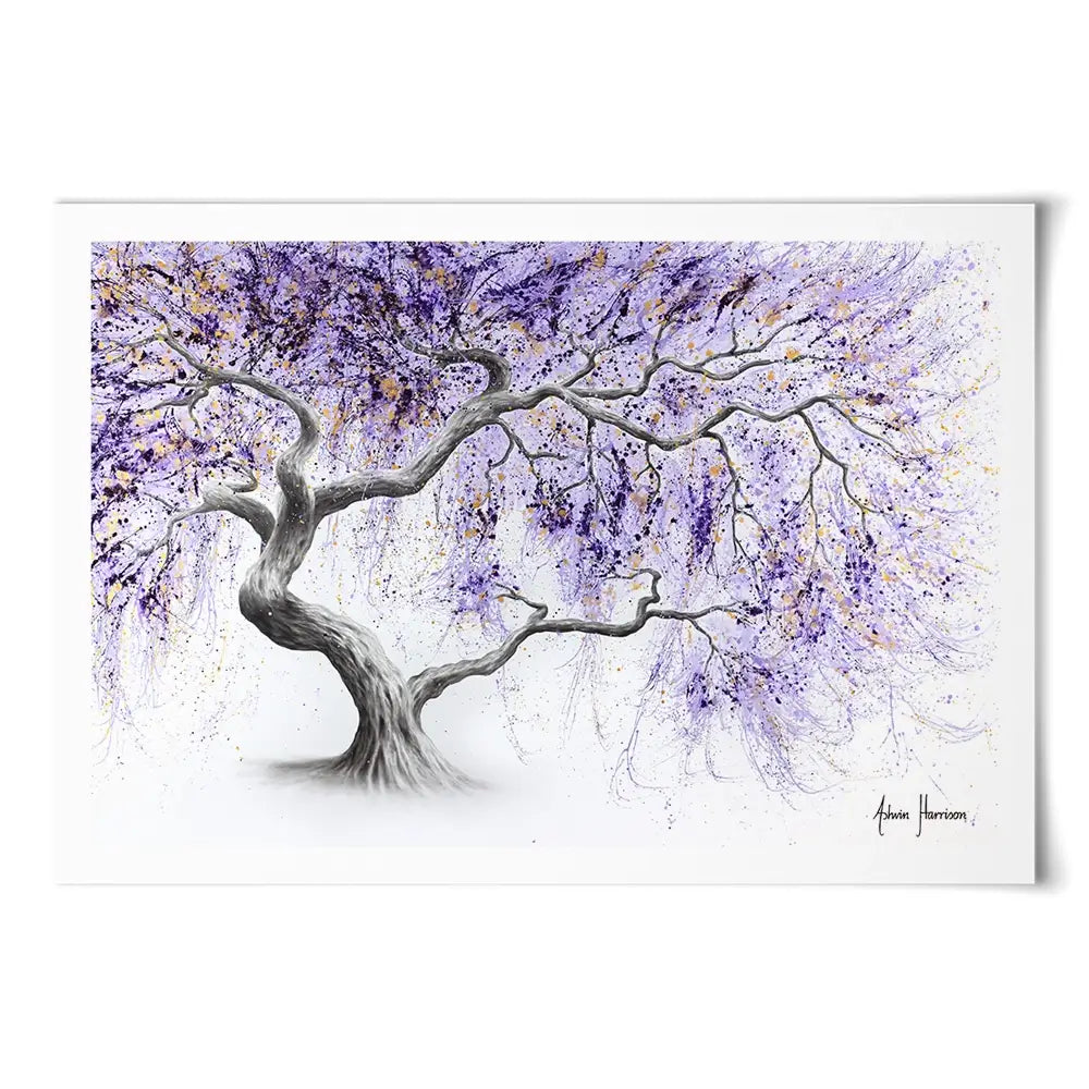 Purple Prosperity Art Print