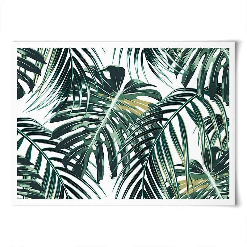 Monstera Leaves 2 Art Print