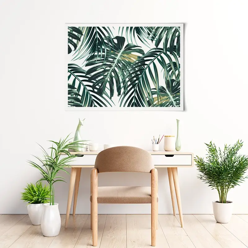 Monstera Leaves 2 Art Print