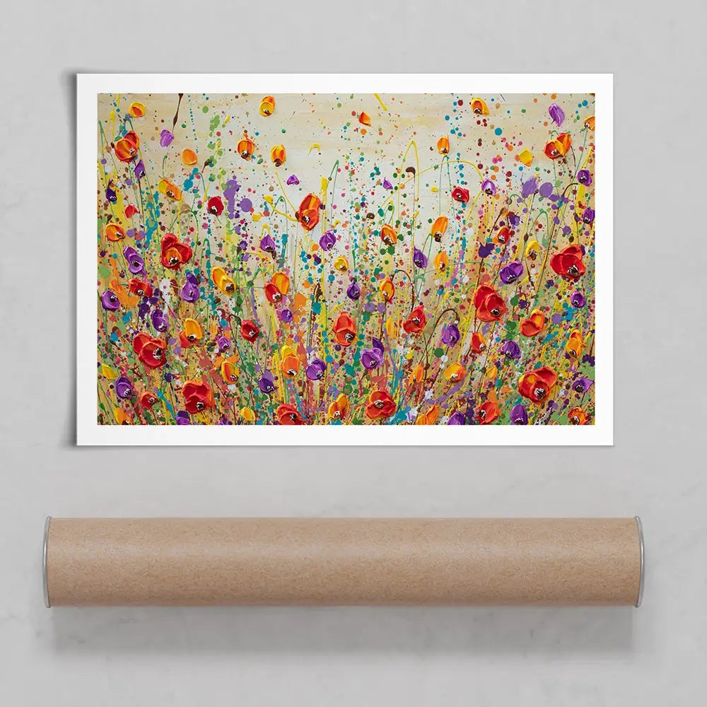 Sunset Meadow Art Print