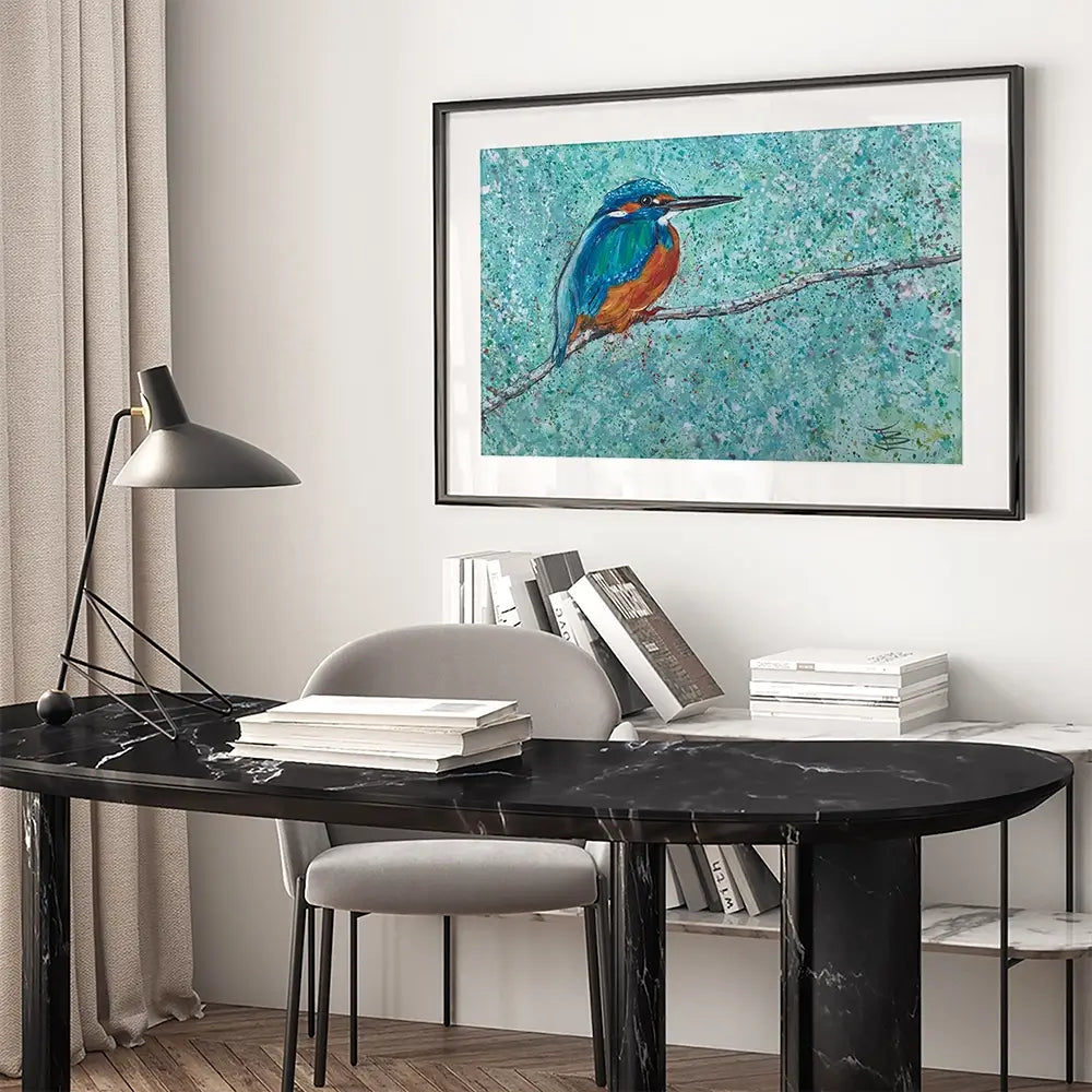 The Kingfisher Framed Art Print