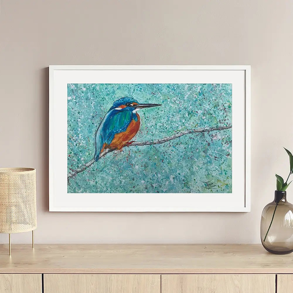 The Kingfisher Framed Art Print